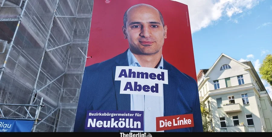 Berlin Die Linke election poster